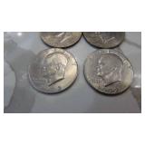 2-1972D, 2-1776-1976 Eisenhower Dollars