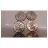 1982D, 1983D, 2-1971D, 1072D, 1994P Kenndy Half Dollars