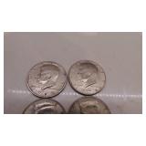 1977D, 1983D, 1992D, 1071, 1972D, 1979D Kenndy Half Dollars