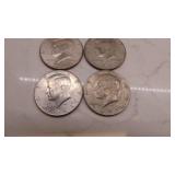 1977D, 1983D, 1992D, 1071, 1972D, 1979D Kenndy Half Dollars