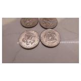 1974D, 1979D, 1972D, 1077D, 1995D, 1974 Kenndy Half Dollars