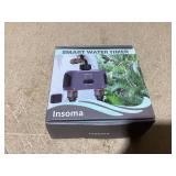 Insoma 2 Zones WiFi Water Timer Sprinkler Timer for Garden Hose, APP Remote Control WiFi Hose Timers with Gateway, Voice Control with Alexa, Rain Delay and Manual Mode for Yard Lawn Watering