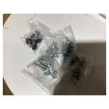 LOT OF 2 Costway Nesting Coffee Table Modern Set of 2 Coffee Side Table Set Living Room (Maybe Missing Hardware)