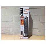 Dreo 1500W Solaris 818 Oscillating Ceramic 30" Indoor Space Heater for Home or Large Bedroom with Remote Control Silver: ETL Listed, 9 Settings