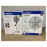 LOT OF 2 Lasko Pedestal Fans