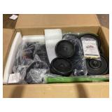 Aosom 24V 7.5 MPH Electric Go Kart with Adjustable Seat, Slow Start, Green (Missing Faceguard)