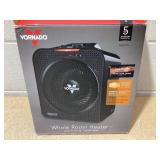 Vornado Velocity 4 Whole Room Vortex Indoor Heater: Portable Electric Space Heater with Adjustable Thermostat, 1500W, Black