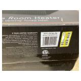 Vornado Velocity 4 Whole Room Vortex Indoor Heater: Portable Electric Space Heater with Adjustable Thermostat, 1500W, Black