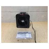 Vornado Velocity 4 Whole Room Vortex Indoor Heater: Portable Electric Space Heater with Adjustable Thermostat, 1500W, Black