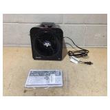 Vornado Velocity 4 Whole Room Vortex Indoor Heater: Portable Electric Space Heater with Adjustable Thermostat, 1500W, Black