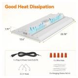 Comiled 2 Foot 200W Linear High Bay Shop Lights - 2-Pack