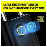 Hexforce Smart Outdoor Fingerprint Padlock