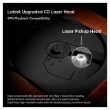 ThinkYa DVP-560 Retro Bluetooth CD Player with Hi-Fi Speakers