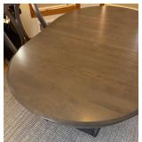 K - BDM+ Furniture Stylish Oval Dining Table with 4 Chairs