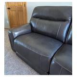 UBR - Luxurious Brown Leather Recliner Sofa