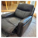 LR - Dark Brown Leather Recliner
