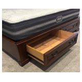 LL - Aspen Home King Bed with Footboard Drawers