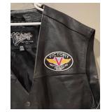 MR - Victory Motorcycles Leather Vest XXL