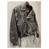 MR - Victory Motorcycles Leather Jacket - Vintage Distressed