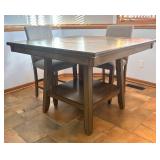LL - Sophisticated Bar Height Dining Table with 4 Chairs