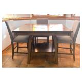 LL - Sophisticated Bar Height Dining Table with 4 Chairs
