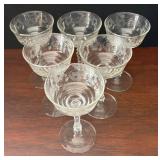 DR - Vintage Libbey Rock Sharpe Halifax Stemware