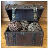 LR - Decorative Chest with Twig Spheres
