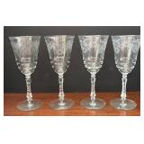 DR - Vintage Libbey Halifax Stemware