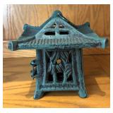 LR - Cast Iron Pagoda Candle Holder