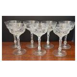 DR - Vintage Libbey Halifax Stemware