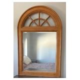UBR - Arch-Top Wood-Framed Mirror