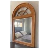 UBR - Arch-Top Wood-Framed Mirror