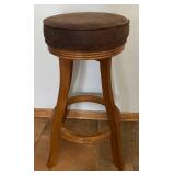 LL - Wood Bar Stool Pair