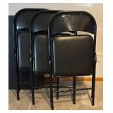 LL - Card Table & 3 Folding Chairs