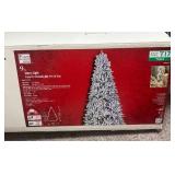 UBR - Home Accents Holiday 9 ft Starry Light Frasier Fir Flocked LED Pre-Lit Tree