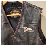 MR - Victory Motorcycles Leather Vest - XL