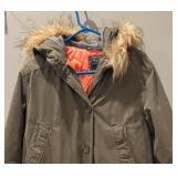 MR - Abercrombie & Fitch Parka Coat with Fur Hood - Size Medium