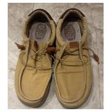 MR - Hey Dude Shoes - Size 11 - Tan Casual Slip-On