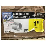 SCHEDULE 40, FEMALE ADAPTER