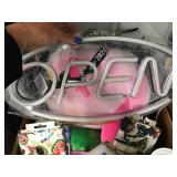 CRAFT BOX, ASSORTED ITEMS