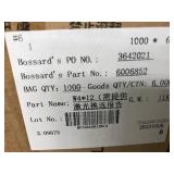 1 BOX SCREWS WITH WASHERS, NEW