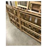 2 FOLD UP WOOD WATERMELON TOTES