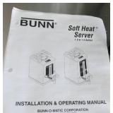 BUNN Soft Heat Coffee Tea Server 120V