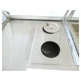 Two pieces Hot well and Soup counter