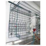 wire racks for pan and utensil storage