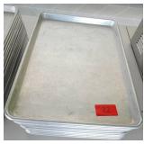 15 Half sheet pans, fit bread proofer
