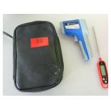 Infrared Thermometer and temperature probe