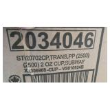 Box of 2oz cups for dressing, condiments etc