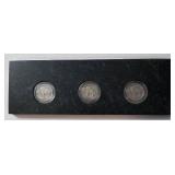 3 Buffalo Nickels 1935, 1936 1937