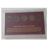 World War I Penny Collection - Wheat Pennies from 1914-1918